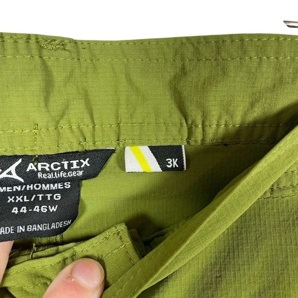 Arctix Men’s Cliff Convertible Pants in Olive Green Size XXL